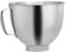 Bol mélangeur en acier inoxydable compatible avec KitchenAid (séries Artisan et Classic), bol mélangeur à tête inclinable de 4,5 à 5 pintes, bol mélangeur de 5 pintes avec poignée, bol de remplacement
