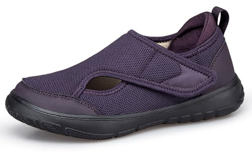 Scarpe Diabetiche per Uomo Donna Extra Larghe Regolabili | Confortevole e Traspirante, Pantofole per Edema Piedi, Scarpe da Passeggio, Antiscivolo