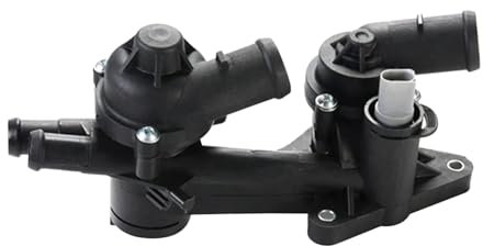 Ensembles de thermostat de moteur, boîtier de Thermostat 03C121111AK Compatible for Golf 5 MK5 Passat Tiguan Compatible for Skoda Superb 1.4TSI