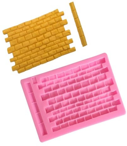 Moule en silicone pour gâteau en forme de brique en forme de château