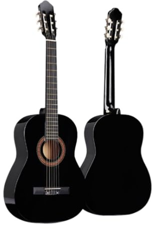 IUYIXWFP Chitarra Acustica in Legno con Custodia, Libro di Chitarra e Accessori per Ragazze/Ragazzi/Principianti Classici Nylon Corda Chitarra,A