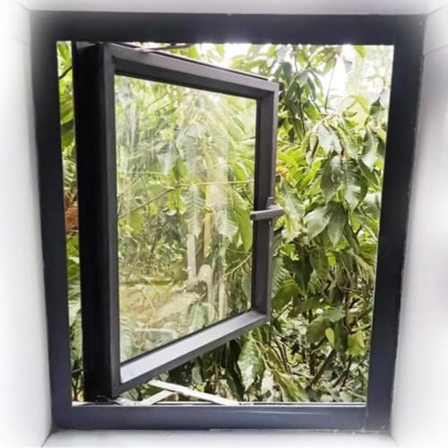 ZIUSFAC 40×60cm Ventana De Cobertizo De Aluminio Ventana De Sótano DIN Izquierdo Ventanas para Invernadero Baño, Tamaño/Color Personalizable((wxH) 40x60cm/15.7x23.6)