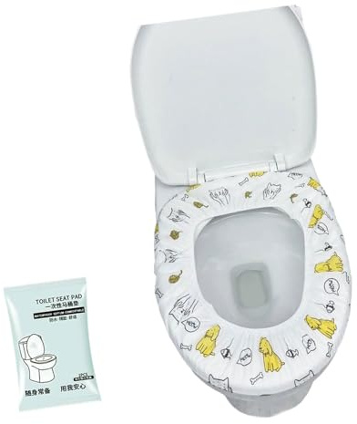 100Pcs Travel Friendly Single Uses Toilet Seat Covers for Pregnant Women and Hygiene Sensitive Users in Public Space Nonwoven Toilet Seat Covers