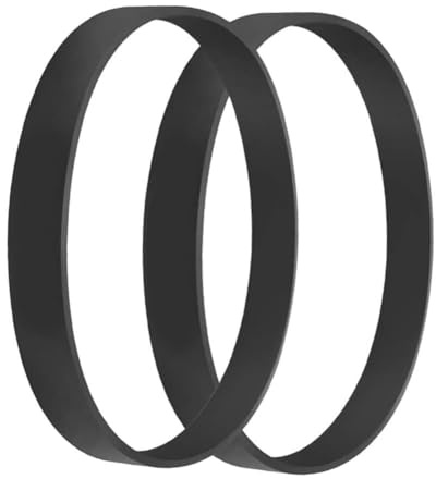 Gettimore 2-Pack Rubber Vacuum Belt for Hoover Power Dash FH50700, FH50710, FH50702 & 440012733 Cleaner Brush Roller