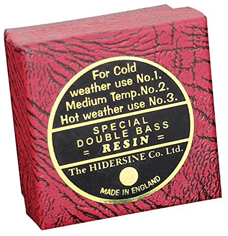 Hidersine DB1 Double Bass Rosin - Special Formulation for Double Bass - Designed for Cooler Climates - Hand Made in the UK.