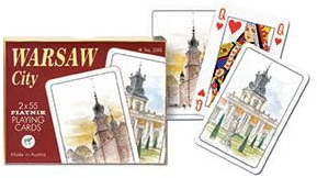 Piatnik 2561.0 Warsaw City-2x55 Spielkarten