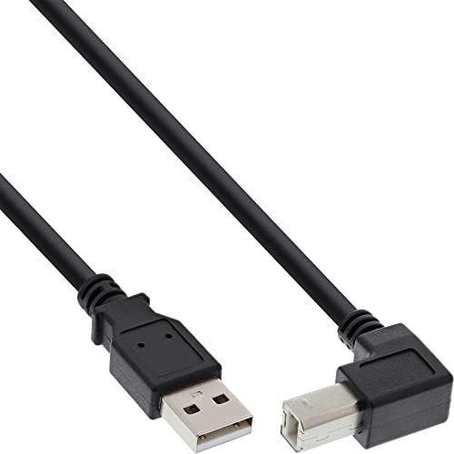 Inline 3 M USB 2.0 AM/BM 3 m USB A USB B schwarz Kabel USB – Kabel USB (3 m, USB A, USB B, männlich/männlich, schwarz, 480 Mbit/s)