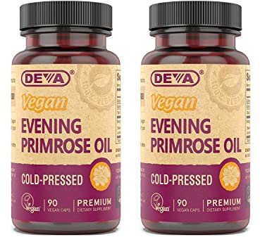 DEVA Vegan Vitamins Evening Primrose Oil Vegan 90 Vcap (Pack of 2)