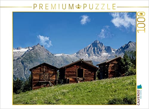 CALVENDO Puzzle EIN Motiv aus dem Kalender Wallis. Perle der Schweiz | 1000 Teile Lege-Größe 64 x 48 cm Foto-Puzzle für glückliche Stunden