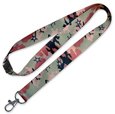 Lucky Line Schlüsselband mit Drehverschluss, Camouflage-Design (C202), Camouflage, Größe M