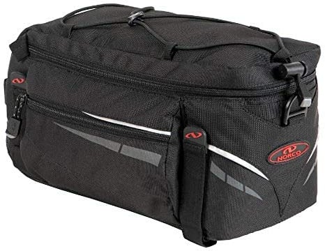 Norco 0248AS Fahrradtasche Idaho Gepäckträgertasche, Schwarz, 31 x20x17cm,7.5Liter