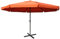 Sonnenschirm Meran Pro, Gastronomie Marktschirm mit Volant Ø 5m Polyester/Alu 28kg ohne Ständer - terracotta