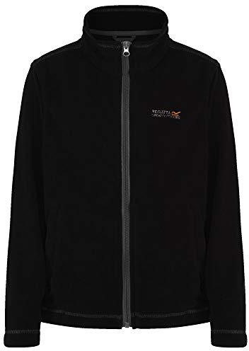 Regatta King Kids Full Zip Fleece Lightweight Jacket with 2 Pockets & Anti-Pill - Perfect for Walking, Hiking & Outdoors