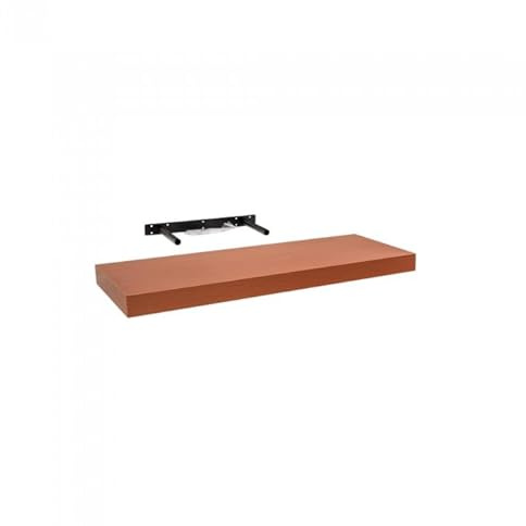 Velano Wandregal - Bücherregal - Schweberegal 59,5x23,5 Apfelbaum | Regal Wand - Regalbrett - Küchenregal - Bücherregal Kinder - Deko Wohnzimmer - GewürzregalHolz - Wanddeko Regale Boho Deko