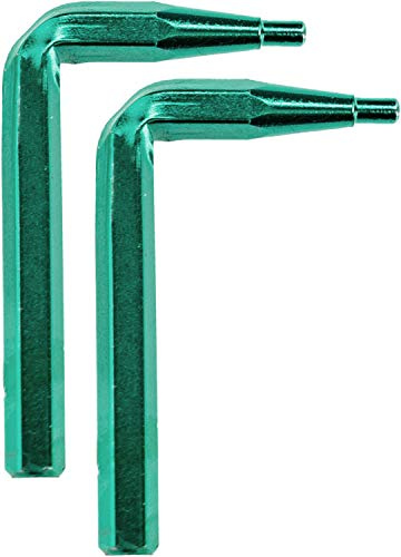 KS Tools 500.7027 Spitzenpaar für Doppelgelenk-Sicherungszangen, 1,3 mm, 90° abgewinkelt