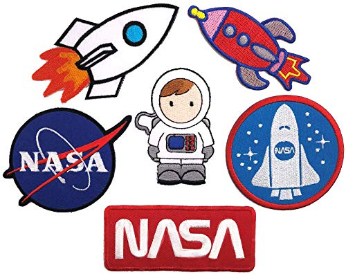 i-Patch - Patches - 0161 - Sticker - Badges - Astronaut - Stickerei - Applikation - Aufnäher - Planet - Raumschiff - Raumfahrt - Aufbügler - Flicken - zum aufbügeln - Space - Alien - Rakete - Astro