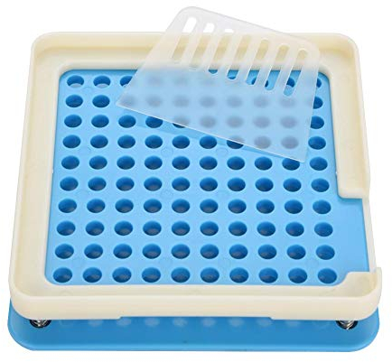 Sonew Kapselfüllmaschine, Kapselfüller Leerkapseln Platten mit Spreizer Platz für 100 Kapseln Halbautomatisches Kapselfüllwerkzeug Lecksicher(Mit Pulverblockplatte)