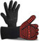 Premium BBQ Handschuhe, 800 °C, extrem hitzebeständige Ofenhandschuhe, Grillhandschuhe mit schnittfesten, langlebigen, feuerfesten Ofenhandschuhen, entworfen zum Kochen, Grillen, Braten, Backen,