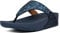 Fitflop Women's Lulu Glitter Toe-thongs Open Toe Sandals, Midnight Navy, 3 UK