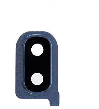 Ricambio vetro vetrino glass ricambio per Sostituire lente obbiettivo BACK fotocamera REAR CAMERA + BIADESIVO ADESIVO compatibile Per Samsung Galaxy A40 / SM-A405 A405F A405F/DS (Blu)