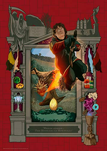 Ravensburger - Puzzle Adulte - Puzzle 1000 p - Harry Potter et Le Coupe de Feu (Collection Harry Potter MinaLima) - 16518
