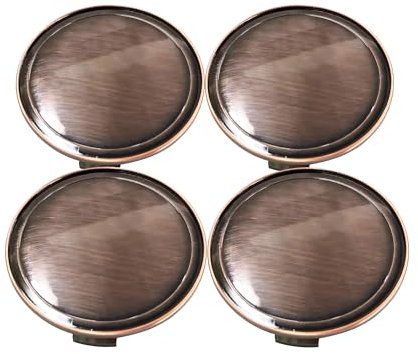 RhinoTuning 4 Auto-radkappen außendurchmesser für Nabendeckel OD 75 mm ID 69,5 mm, Braun Radnabenabdeckung Geeignet für S300 ML350 W210- E320E200 CLS55AMG S2000 Rad, 2204000125 S2A-NO Felgendeckel