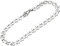 NKlaus Armband 925 Sterling Silber 22cm Königskette 2 fach diamantiert Damen Armkette 12141