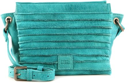 FREDsBRUDER Riffel Sky Umhängetasche Leder 20 cm, Einheitsgröße