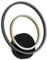 EGLO LED Wandleuchte Lanacera, Wandlampe innen mit 2 Leucht-Ringen, Wohnzimmer Wandbeleuchtung, runde Flurlampe aus Metall in schwarz und gold, warmweiß