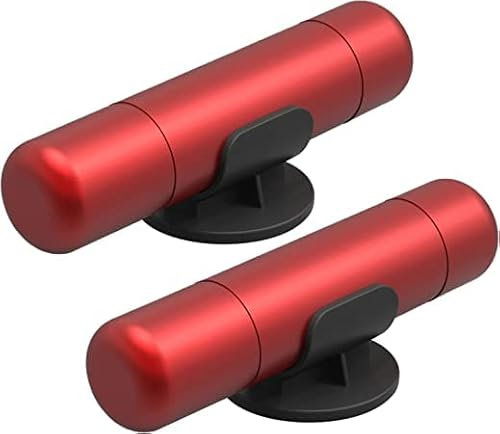 2 In 1 Auto Sicherheitshammer,Auto Nothammer Mit Gurtschneider,Auto Hammer,Auto Werkzeug,Car Accessories Notfallhammer,Car Safety Hammer,Fensterbrecher,Auto Notfluchtwer Rettungswerkzeug (Red 2PCS)