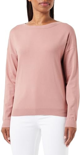 Sisley Felpa con Collo a Barca. L/S 14etm103j, Rosa Antico 33a, XS Donna