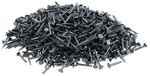 Meuey Lyot- Black Iron Nails 13mm（1/2inch）Cut Tacks Metal Spike Boots Leather Heel Soles Repair and Replacement -1000PCS
