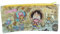 One Piece Manga Zipper Pencil Case Pouch - Amarillo, Amarillo, Estuche para lápices