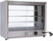 BJTDLLX Warmhaltevitrine Catering Heiße Theke Wärmeschrank Speisenwärmer 800W Essen Wärmetheke Aufsatzvitrine 30-85°C Warmhaltevitrine mit 4 Edelstahlböden, 64x34x53cm | EU Stock
