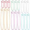 18 PCS Knitting Stitches Holder Set Assorted Colors Aluminium Cable Needles Needles Practical Knitting Crochet Tools for Blankets Scarves Other Knitting Project Crochet Projects