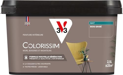 V33 Peinture multi-supports Colorissim® Bois grisé Mat 2,5L