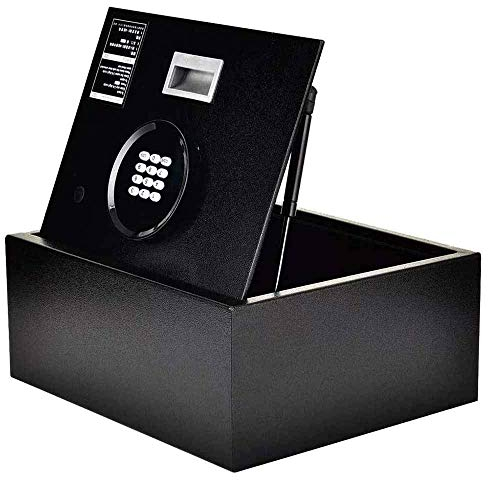 Sicherheitssafe, Safe Box Top Opening Drawer Security Safe, Home Hidden Steel with Keypad and 2 Manual Override Keys, Protect Your Money, Jewelry and Passports