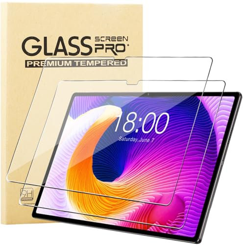 KUSINHOKA Vetro Temperato per Teclast T45HD (10.5 Pollici), [2 Pezzi] Durezza 9H Pellicola Protettiva, [Anti-Graffio], [Senza Bolle], HD Trasparente Protezione Schermo Protector Film per Teclast T45HD