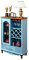 WAOCEO Weinregale Weinschrank aus Holz for den Haushalt, Kleiner Weinbarschrank mit quadratischem Weinlagergitter, Mehrzweck-Weinbäckerregal, Sideboard barschrank (Color : B)