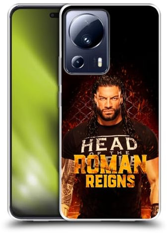 Head Case Designs Offizielle WWE Roman Reigns 1 R. Reigns Grafiken Soft Gel Handyhülle Hülle kompatibel mit Xiaomi 13 Lite 5G