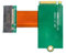 For Lenovo Legion Go M.2 SSD Memory Card Adpater, Transfer Board 2240 to 2280 NVMe Hard Drive SSD M2 Transfer Card, High Performance Card M.2 PCIE 4.0- Gold Finger Adapter 90 Degree