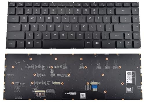 RTDPART Laptop Mechanical Keyboard For Alienware M15 R5 R6 R7 / X15 R1 R2 / X17 R1 R2 English US Black With Backlit New