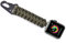 Bshirmay Compatible with Apple Watch Fob Strap 42/44mm series 9/Ultra 2/SE/8/7/6/5/4/3/2/1 Nurse Watch Band with Pin-On Brooch iWatch Series Accessories, 42mm Green Parachute Lanyard