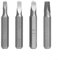 Screwdriver Bits Set,50PCS Steel 28mm Long Small Hex Y U Triangle Screwdriver Bits 4mm Hex Shank Replacement Accessories(Y00)