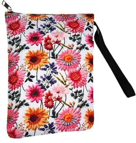 YapitHome Pochettes de Protection,Pochette de Livre,Housse de Livre avec Fermeture éclair,Pochette de Livre en Tissu Lavable pour Les Amateurs de Livres,Amis,Cadeaux,Camarades de Classe