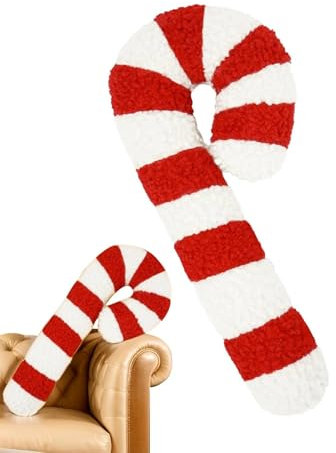 Dekorative Zuckerstangen-Kissen – Zuckerstangen-Wurfkissen | Weiche Bonbon-Wurfkissen Als Heimdekoration, Bunte Flexible Kissen Für Sofa, Bett, Couch, Schlafzimmer, Weiche Bonbon-Wurfkissen Als Heimde