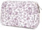 Narwey Make up Tasche Damen Schminktasche Kosmetiktasche Kulturtasche Damen Kulturbeutel, Makeup Tasche Makeup Bag (Kleine staubige Rose Blume, Groß)