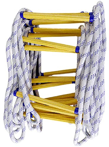 PNAJFUEL Rope Ladder,Fire Escape Ladder Folding Emergency Safety Rope Ladder,Emergency Ladders Rope Ladder/6M