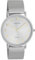 Oozoo Vintage Damen Uhr hellgrau | Armbanduhr Damen mit Metallgitter-Armband | Moderne Uhr für Frauen | Edle Analog Damenuhr in rund C20379 (40mm Gehäuse)