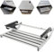 Manuelle RV-Schritt, Aus Aluminiumlegierung klappbare 1-Stufe Camping Wohnmobil Step, Schritt Einzelschritt Wohnwagenleiter Einstieg, für Wohnmobil Camper Van Reiseanhänger